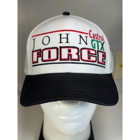 Other - Vintage John Force Castrol GTX NHRA Snapback Hat Cap Racing Hot Rod